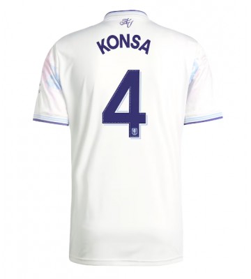 Aston Villa Ezri Konsa #4 Tredjetrøje 2025-26 Kortærmet